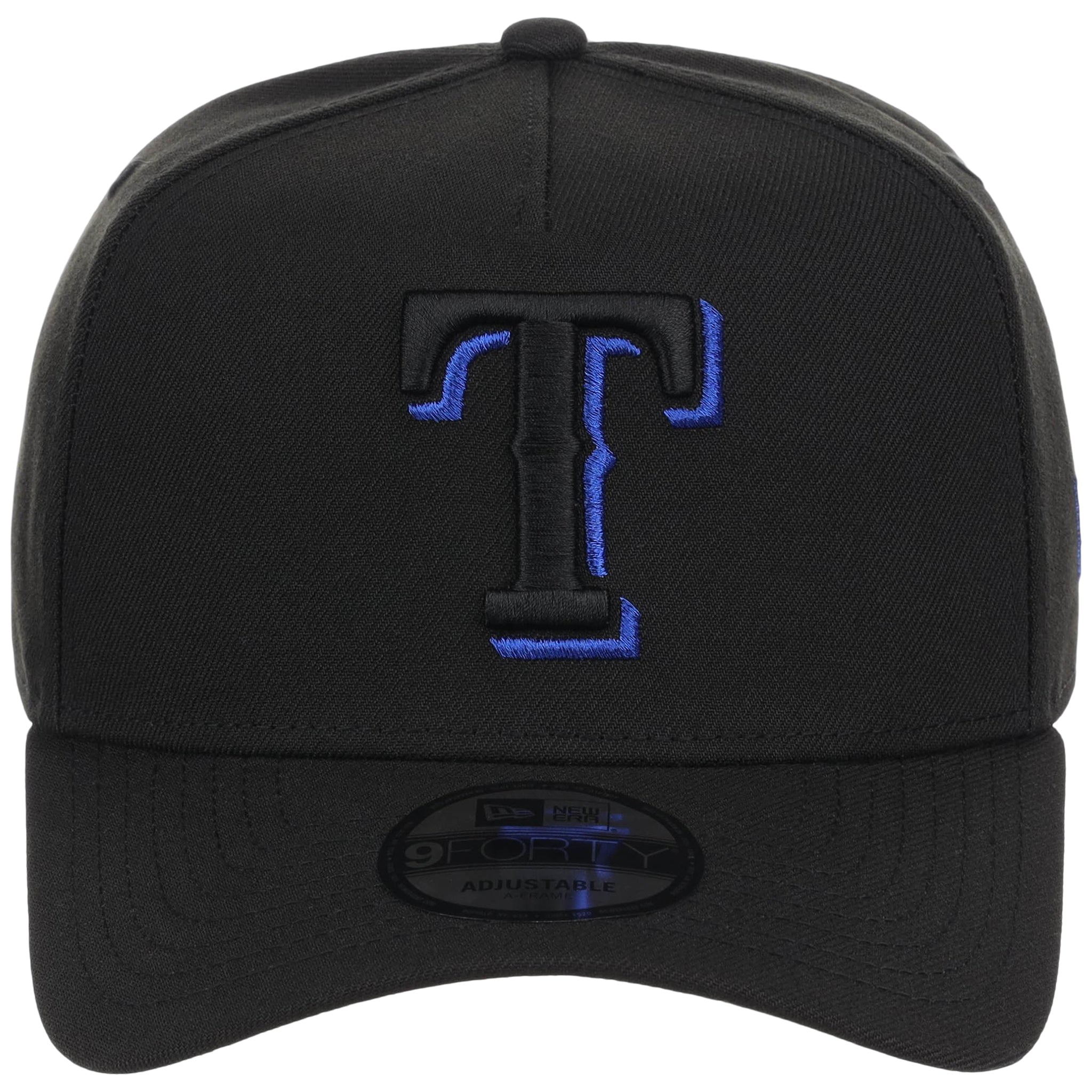 Texas Rangers MLB Black x Royal FASHION CORE New Era 9FORTY A-Frame