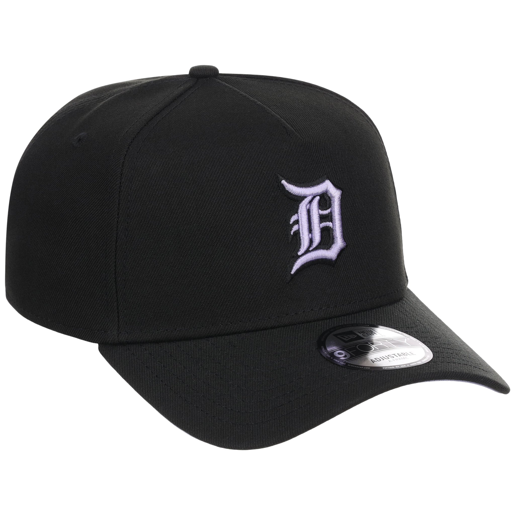 Detroit Tigers MLB Black x Lavender FASHION CORE New Era 9FORTY A-Frame