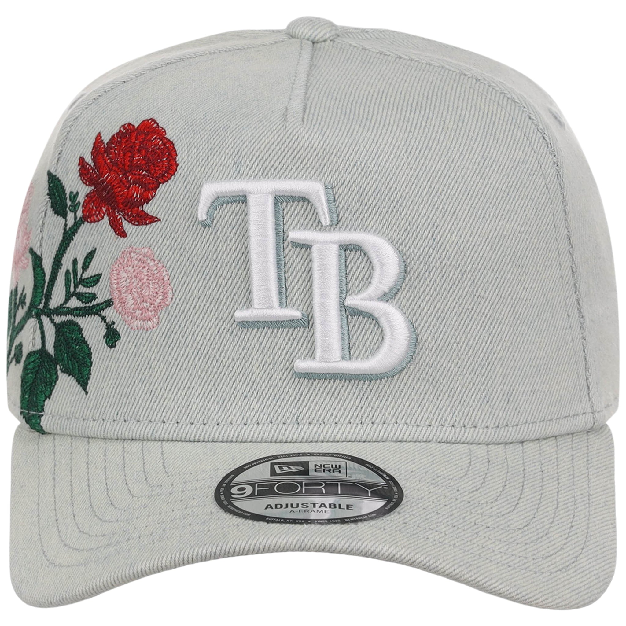 Tampa Bay Rays MLB Denim Flower New Era 9FORTY
