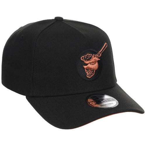 San Diego Padres MLB Black x Rust FASHION CORE New Era 9FORTY A-Frame