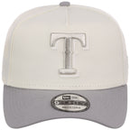 Texas Rangers MLB Chrome x Gray FASHION CORE New Era 9FORTY A-Frame