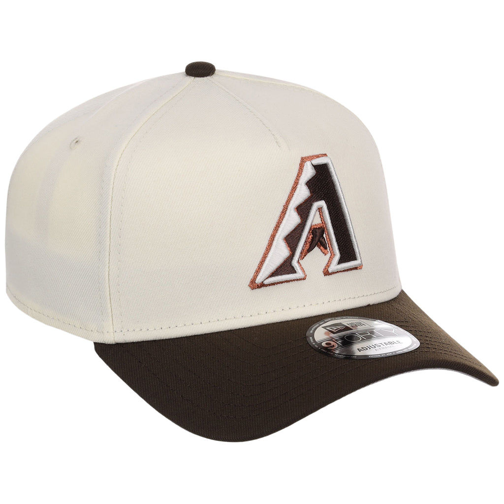 Arizona Diamondbacks MLB Chrome x Burnt Wood FASHION CORE New Era 9FORTY A-Frame