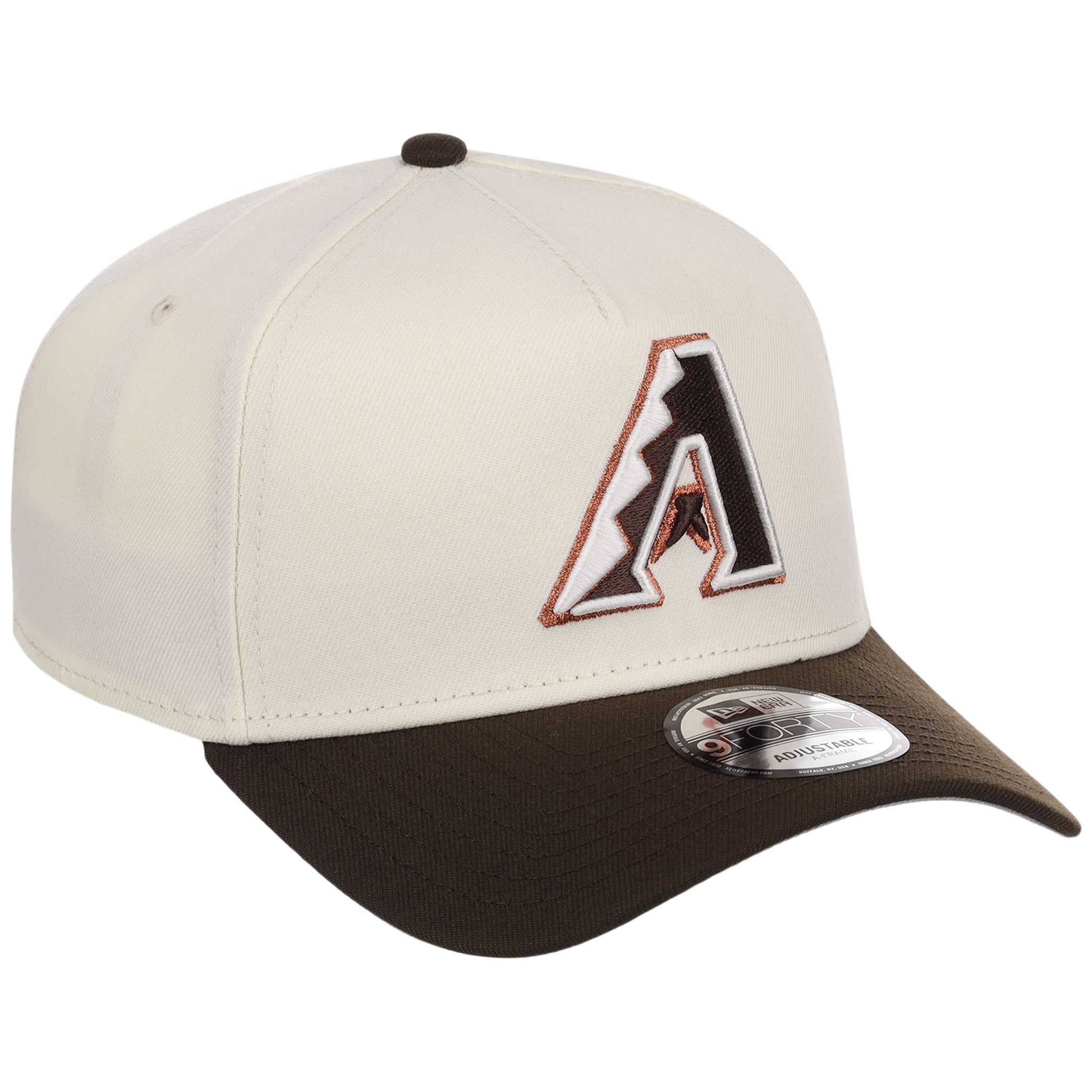 Arizona Diamondbacks MLB Chrome x Burnt Wood FASHION CORE New Era 9FORTY A-Frame
