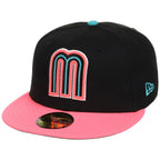Mexico MLB United by Baseball New Era 59FIFTY (Black/Pink)