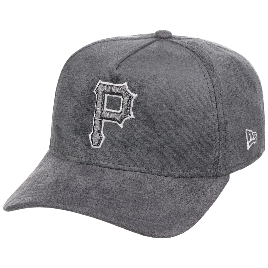 Pittsburgh Pirates MLB Gray x Suede FASHION CORE New Era 9FORTY A-Frame