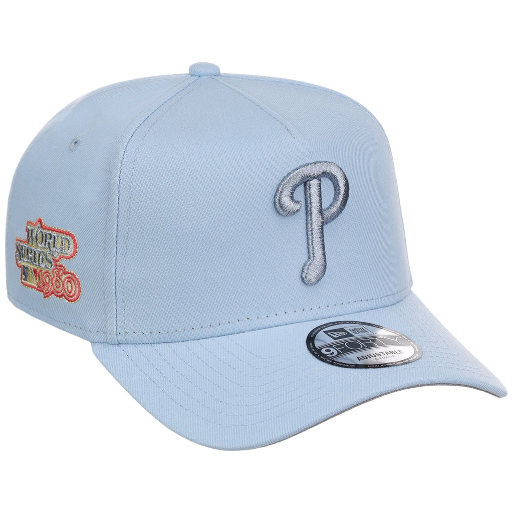 Philadelphia Phillies MLB Glacial Blue New Era 9FORTY A-Frame