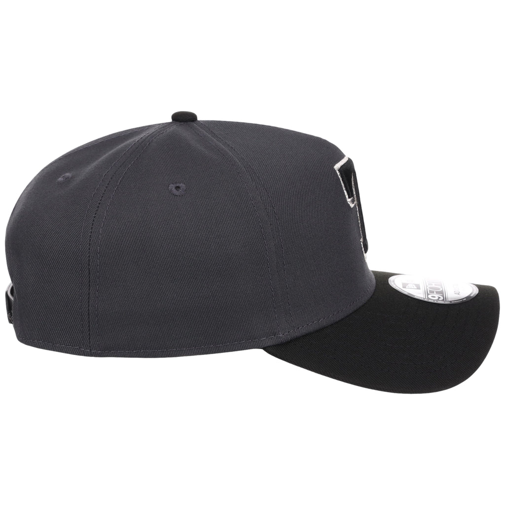 Texas Rangers MLB Graphite x Black FASHION CORE New Era 9FORTY A-Frame