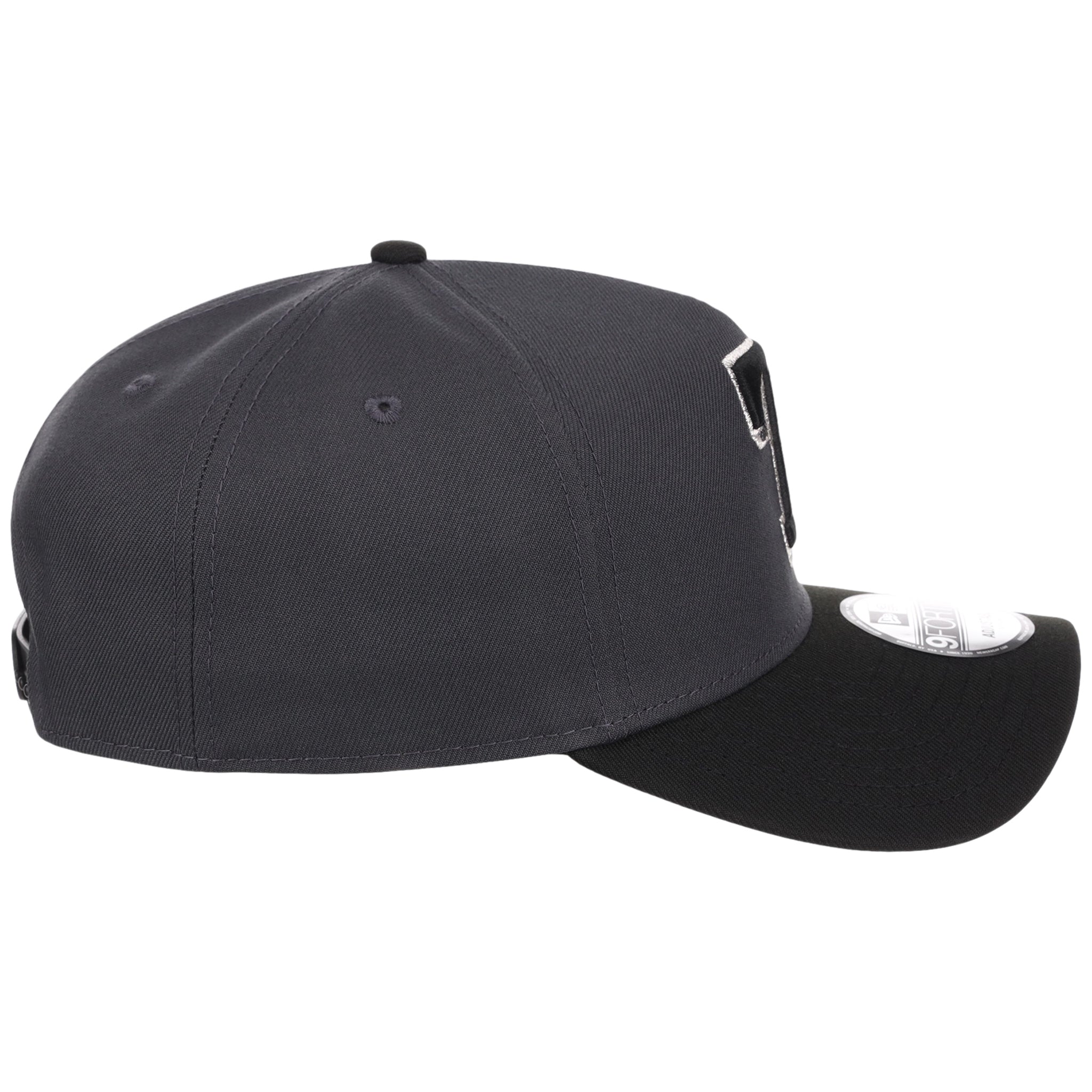 Texas Rangers MLB Graphite x Black FASHION CORE New Era 9FORTY A-Frame