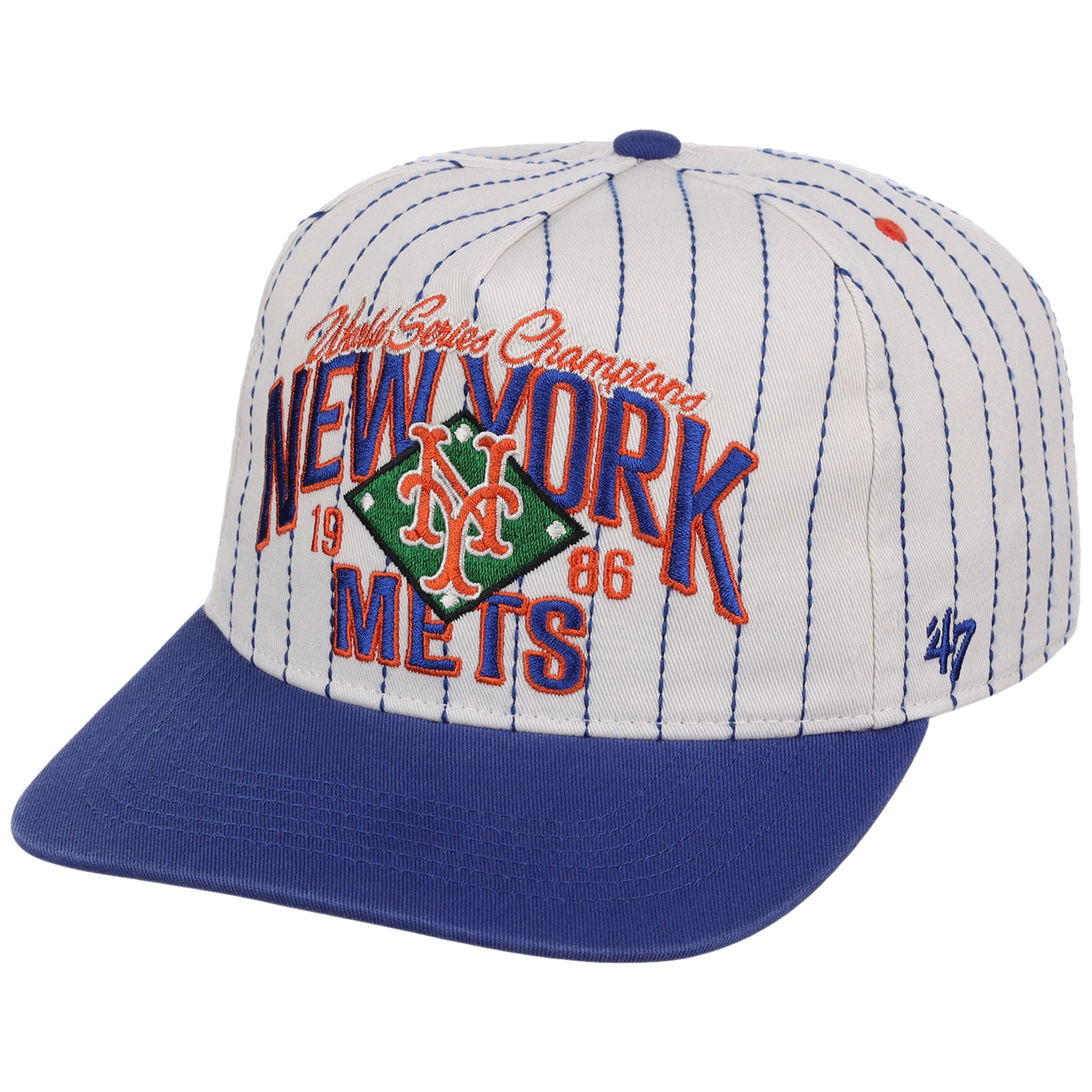 New York Mets Mets '86 Champs Pinstripe '47 Hitch
