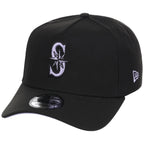 Seattle Mariners MLB Black x Lavender FASHION CORE New Era 9FORTY A-Frame