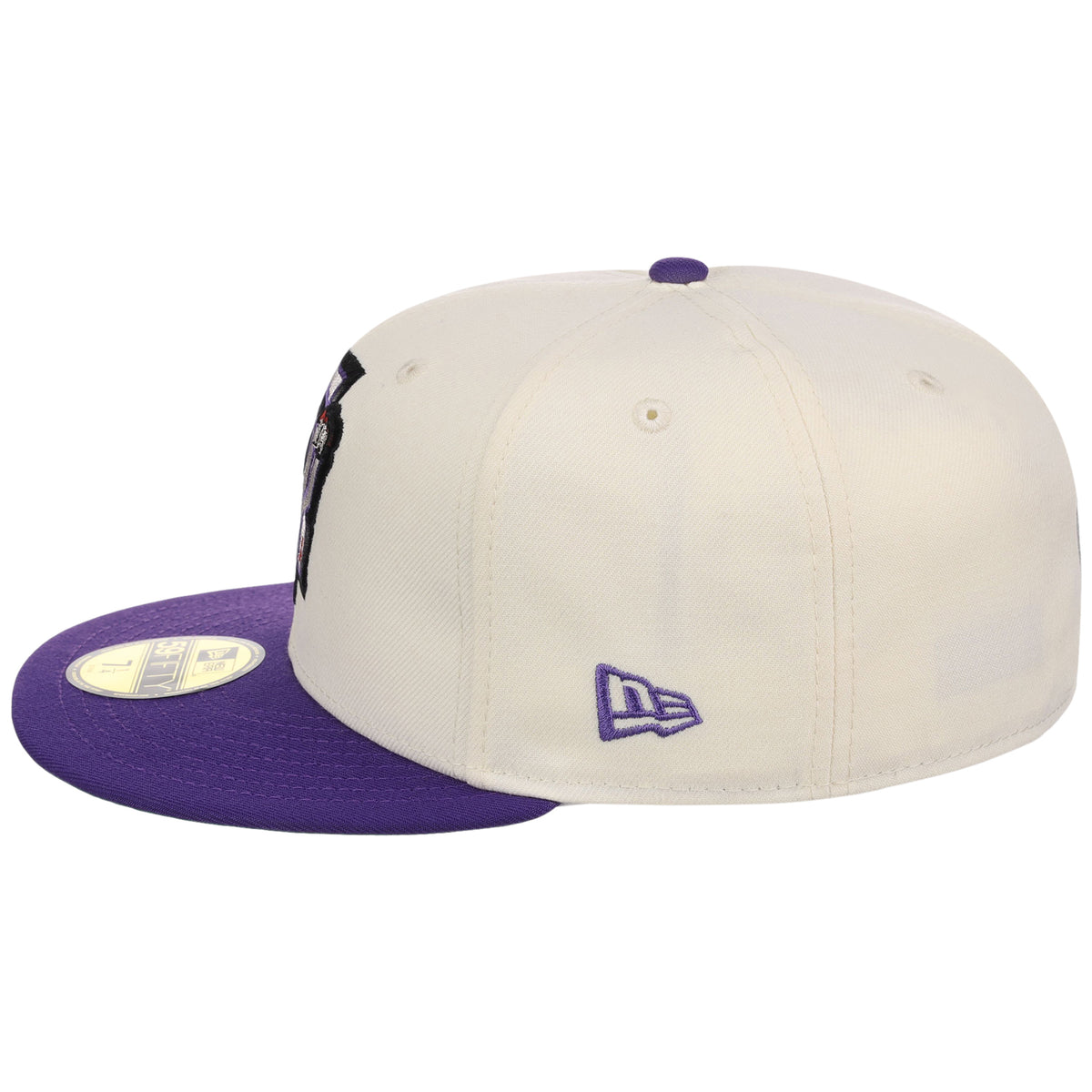 Toronto Raptors NBA Chrome OTC New Era 59FIFTY (Chrome/Purple)