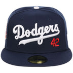 Brooklyn Dodgers Jackie Wordmark #42 (Navy/Navy) - Brooklyn Takeover Variety Pack
