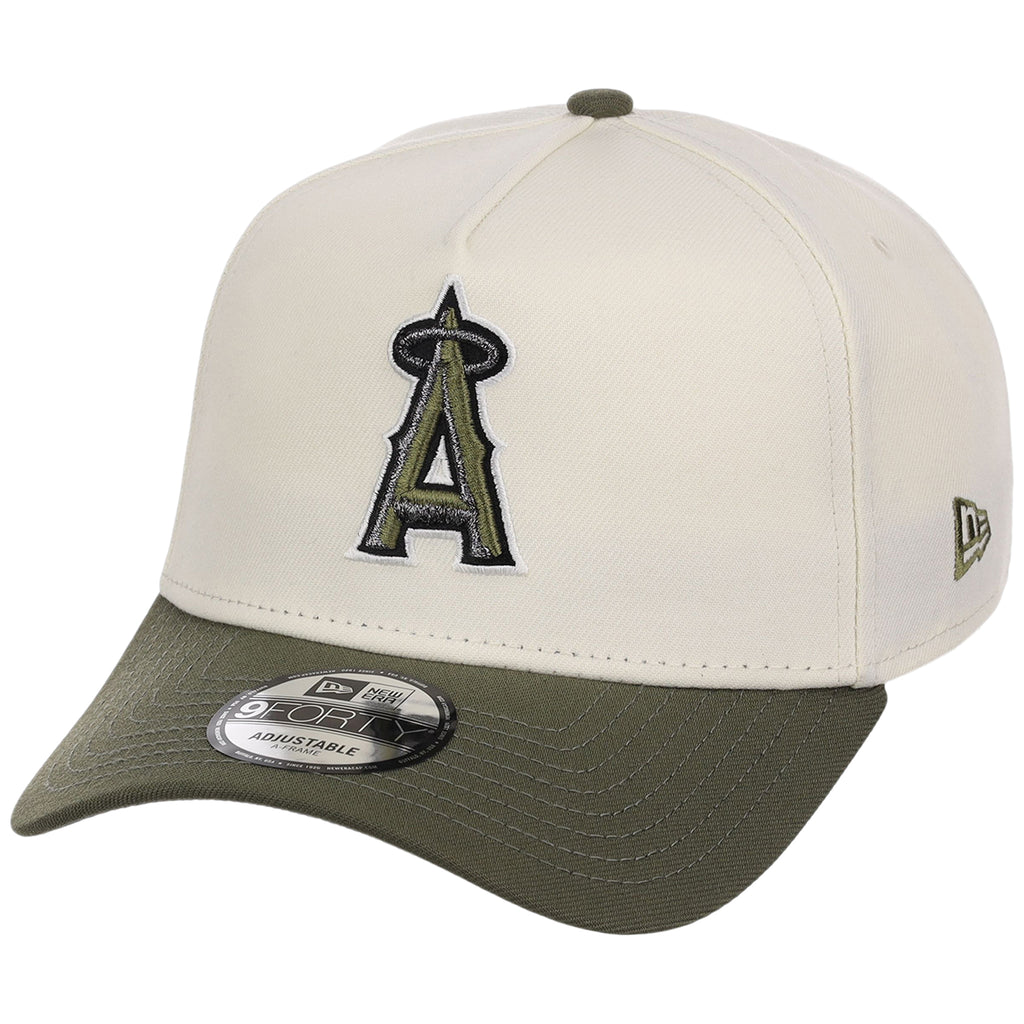 Los Angeles Angels MLB Chrome Olive New Era 9FORTY