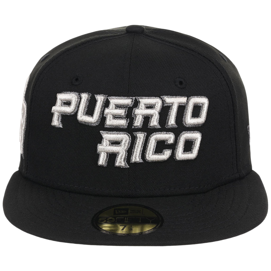 Puerto Rico Crown the Country New Era 59FIFTY (Black/Black)