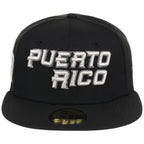 Puerto Rico Crown the Country New Era 59FIFTY (Black/Black)