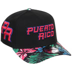 Puerto Rico Crown the Country New Era 9FORTY (Black/Floral)