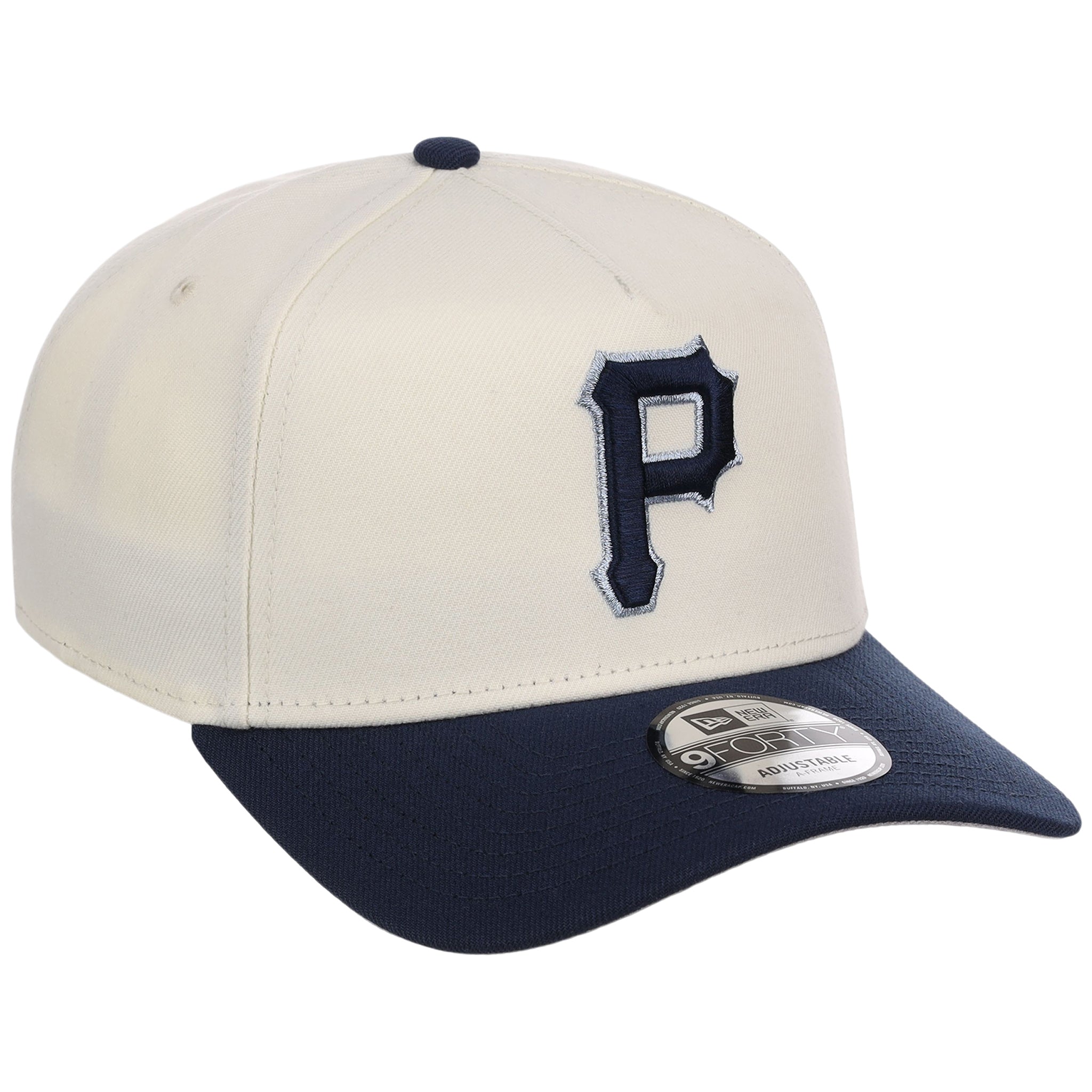 Pittsburgh Pirates MLB Chrome x Navy FASHION CORE New Era 9FORTY A-Frame