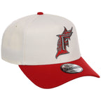 Miami Marlins MLB Chrome x Red FASHION CORE New Era 9FORTY A-Frame