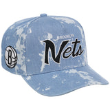 Brooklyn Nets NBA Acid Wash Mitchell & Ness Pro Pinch