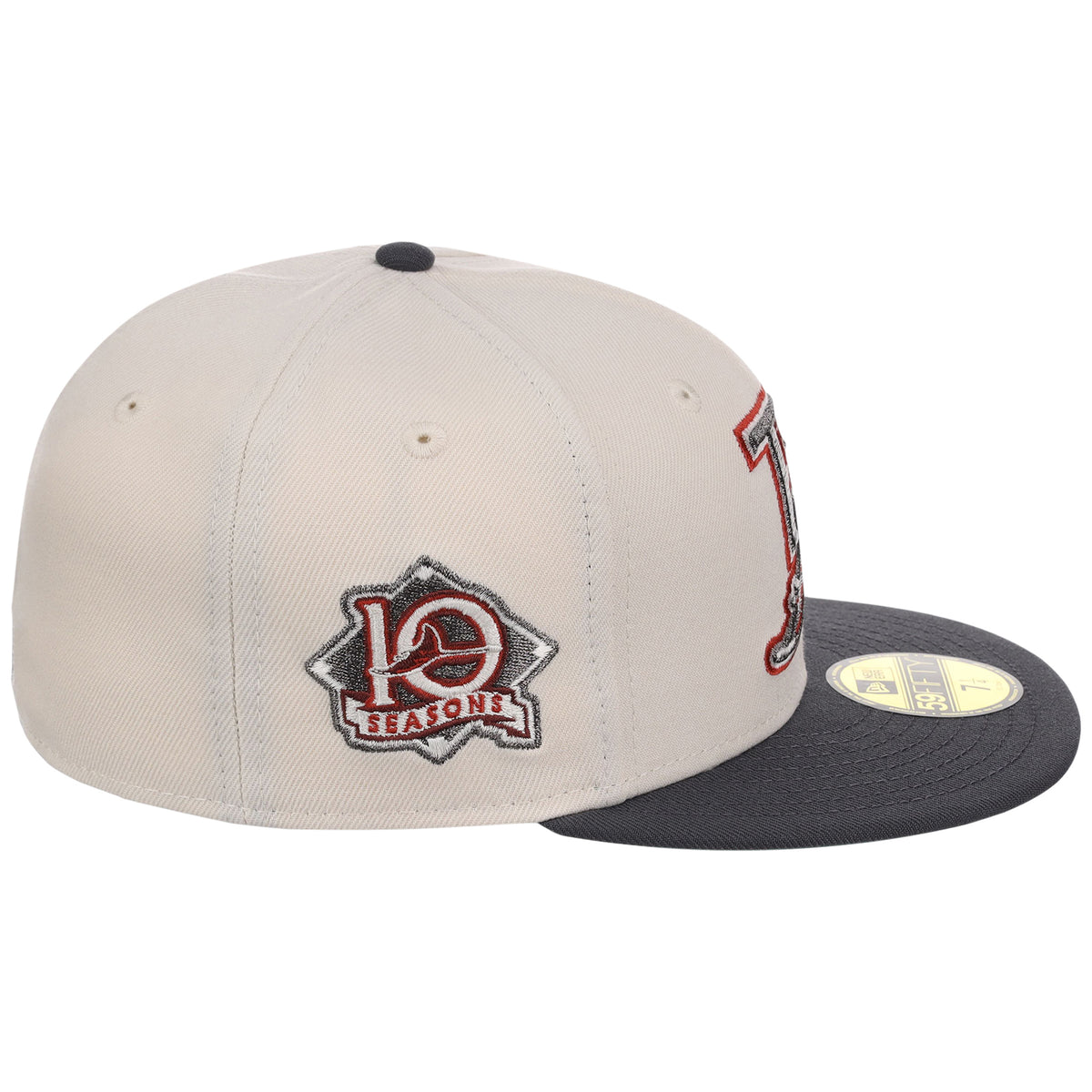 Tampa Bay Rays MLB Cream x Graphite New Era 59FIFTY – 3