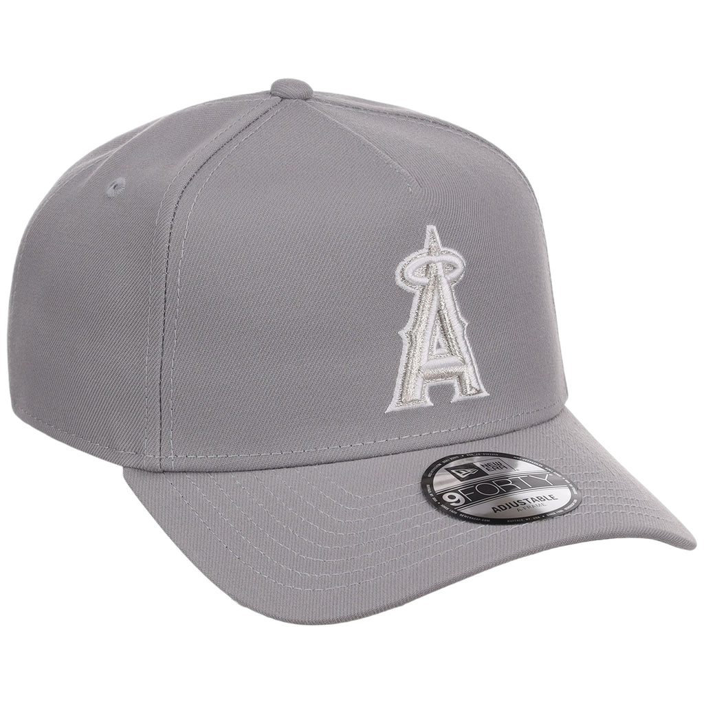 Anaheim Angels MLB Gray x White FASHION CORE New Era 9FORTY A-Frame