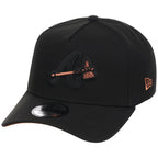Atlanta Braves MLB Black x Rust FASHION CORE New Era 9FORTY A-Frame