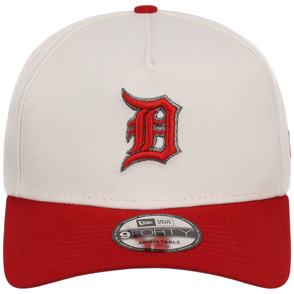 Detroit Tigers MLB Chrome x Red FASHION CORE New Era 9FORTY A-Frame