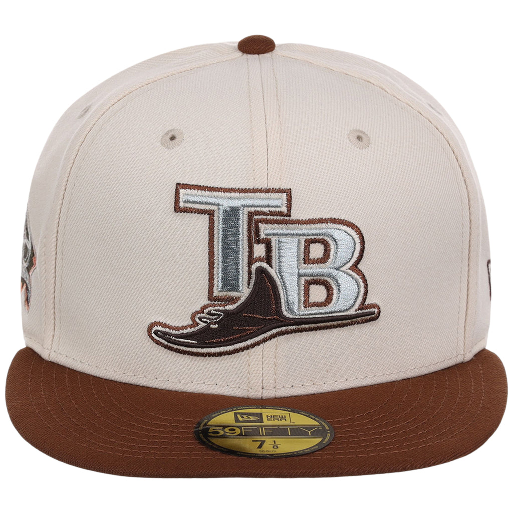 Tampa Bay Rays MLB Auburn Cream New Era 59FIFTY