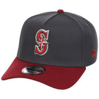 Seattle Mariners MLB Graphite x Cardinal FASHION CORE New Era 9FORTY A-Frame