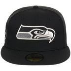 Seattle Seahawks NFL Liquid Titanium New Era 59FIFTY