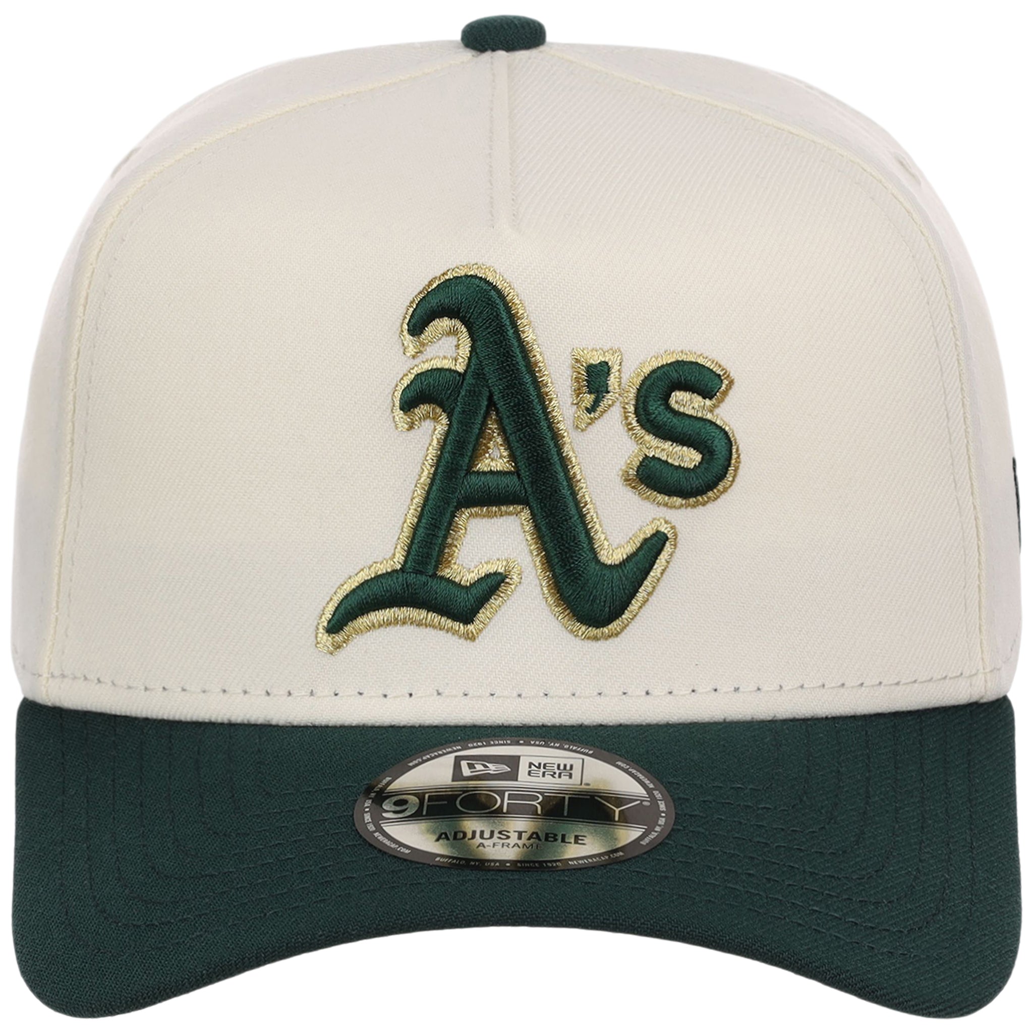 Oakland Athletics MLB Chrome x Dark Green FASHION CORE New Era 9FORTY A-Frame