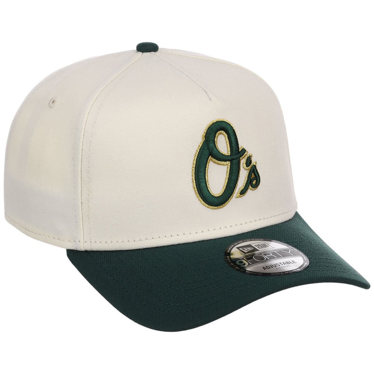 Baltimore Orioles MLB Chrome x Dark Green FASHION CORE New Era 9FORTY A-Frame