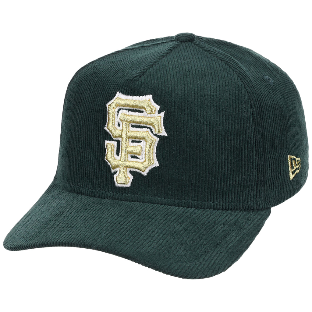 San Francisco Giants MLB Dark Green Cord FASHION CORE New Era 9FORTY A-Frame