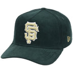 San Francisco Giants MLB Dark Green Cord FASHION CORE New Era 9FORTY A-Frame
