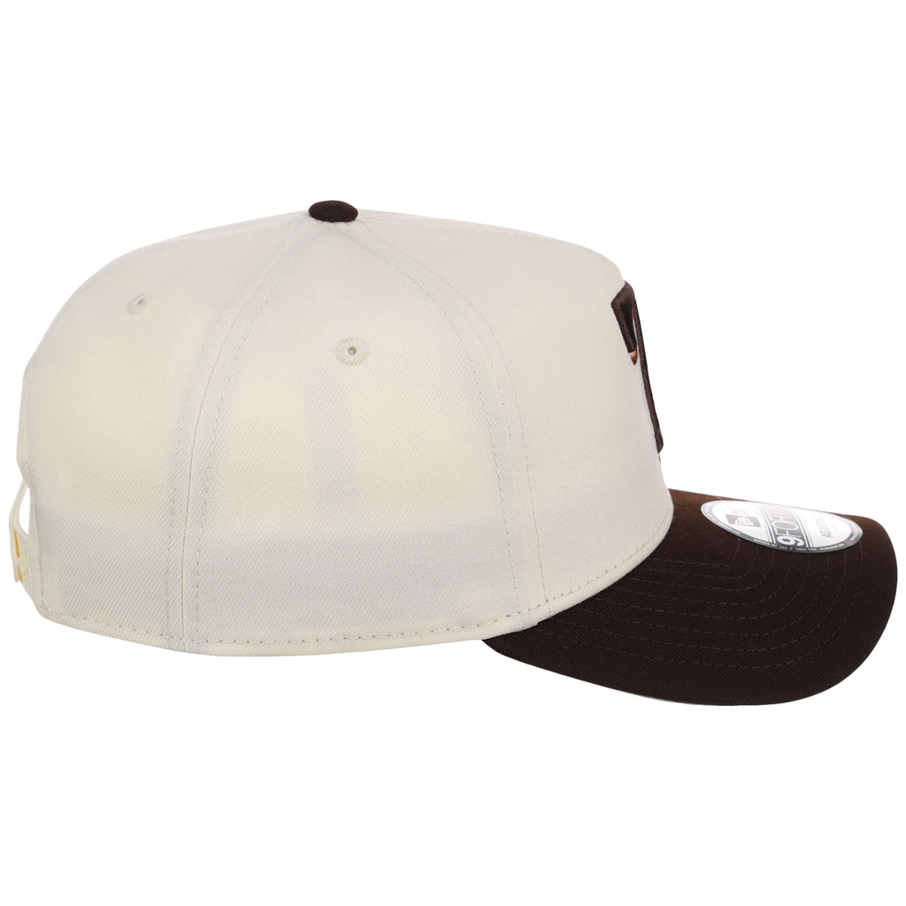 Texas Rangers MLB Chrome x Burnt Wood FASHION CORE New Era 9FORTY A-Frame
