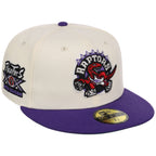 Toronto Raptors NBA Chrome OTC New Era 59FIFTY (Chrome/Purple)