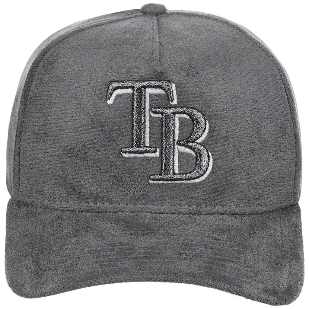 Tampa Bay Rays MLB Gray x Suede FASHION CORE New Era 9FORTY A-Frame