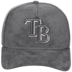 Tampa Bay Rays MLB Gray x Suede FASHION CORE New Era 9FORTY A-Frame