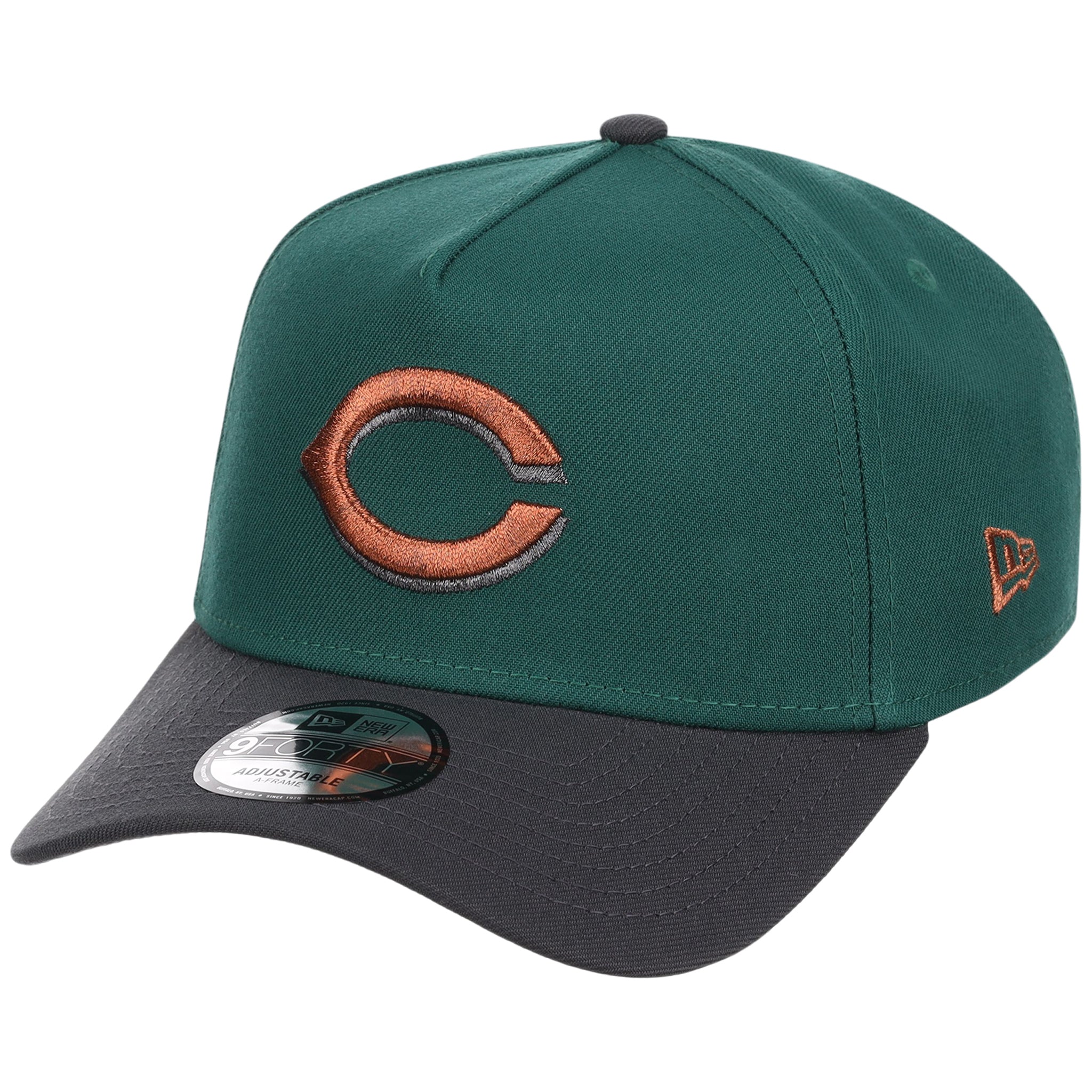 Cincinnati Reds MLB Emerald Graphite New Era 9FORTY
