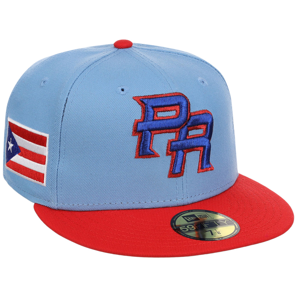 Puerto Rico Crown the Country New Era 59FIFTY (Sky/Red)