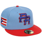 Puerto Rico Crown the Country New Era 59FIFTY (Sky/Red)
