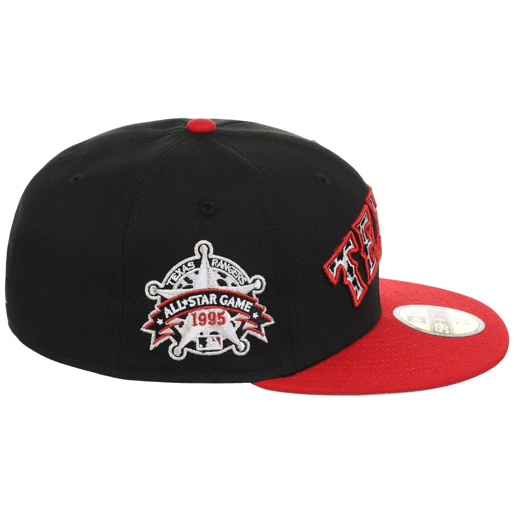 Texas Rangers Lone Star Livestock New Era 59FIFTY (Black/Red)