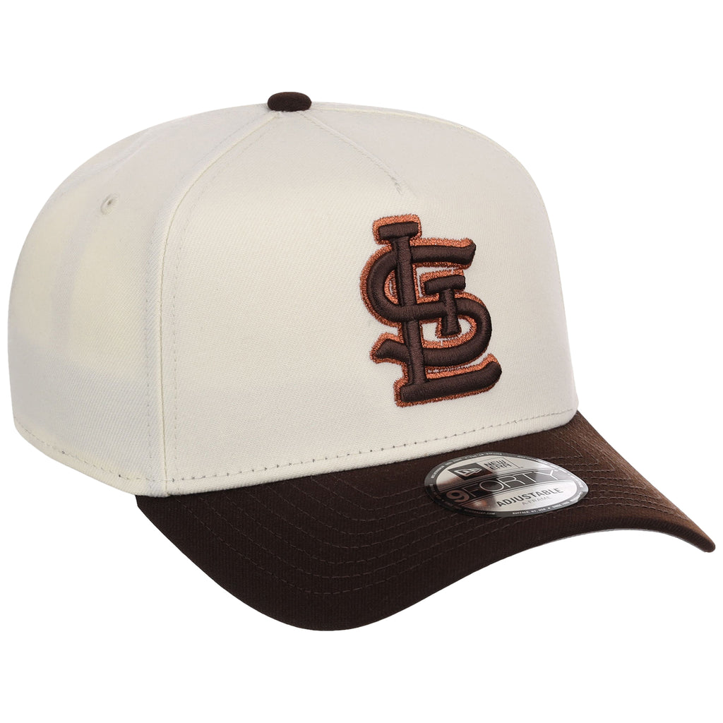 St. Louis Cardinals MLB Chrome x Burnt Wood FASHION CORE New Era 9FORTY A-Frame