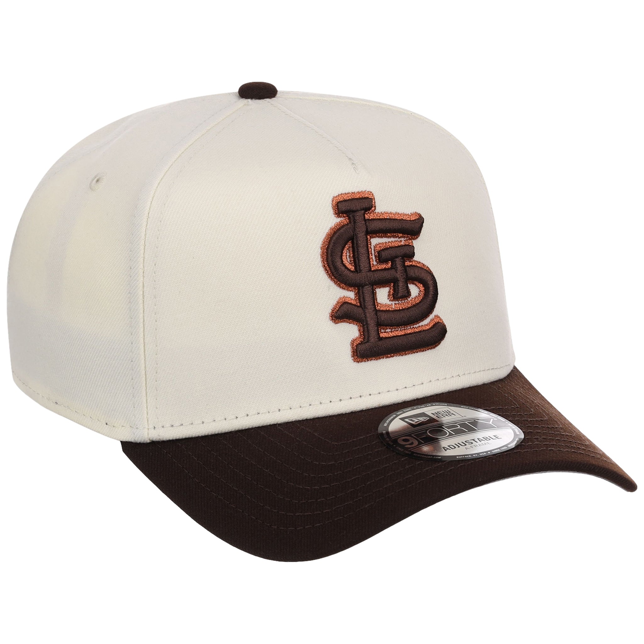 St. Louis Cardinals MLB Chrome x Burnt Wood FASHION CORE New Era 9FORTY A-Frame