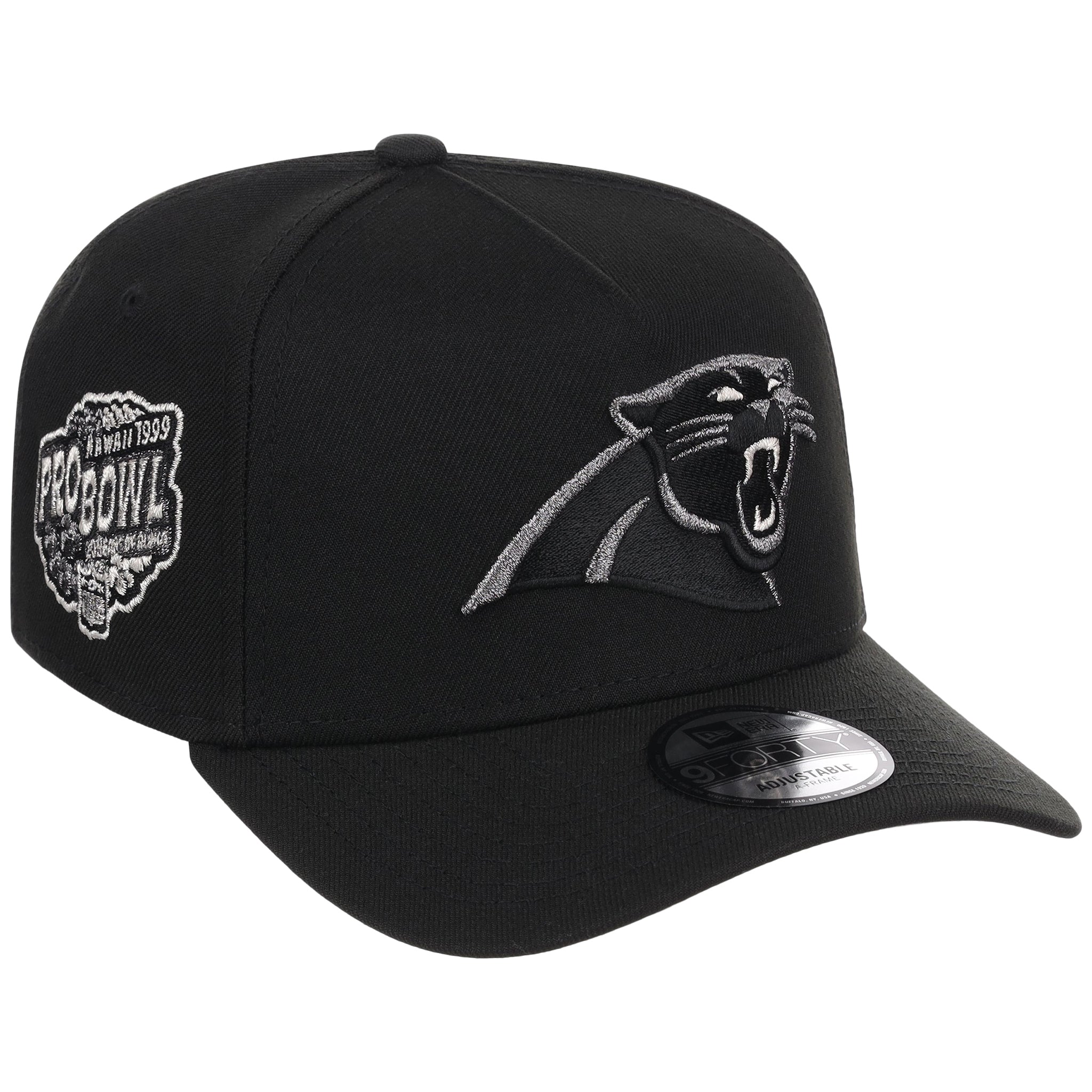 Carolina Panthers NFL Liquid Titanium New Era 9FORTY