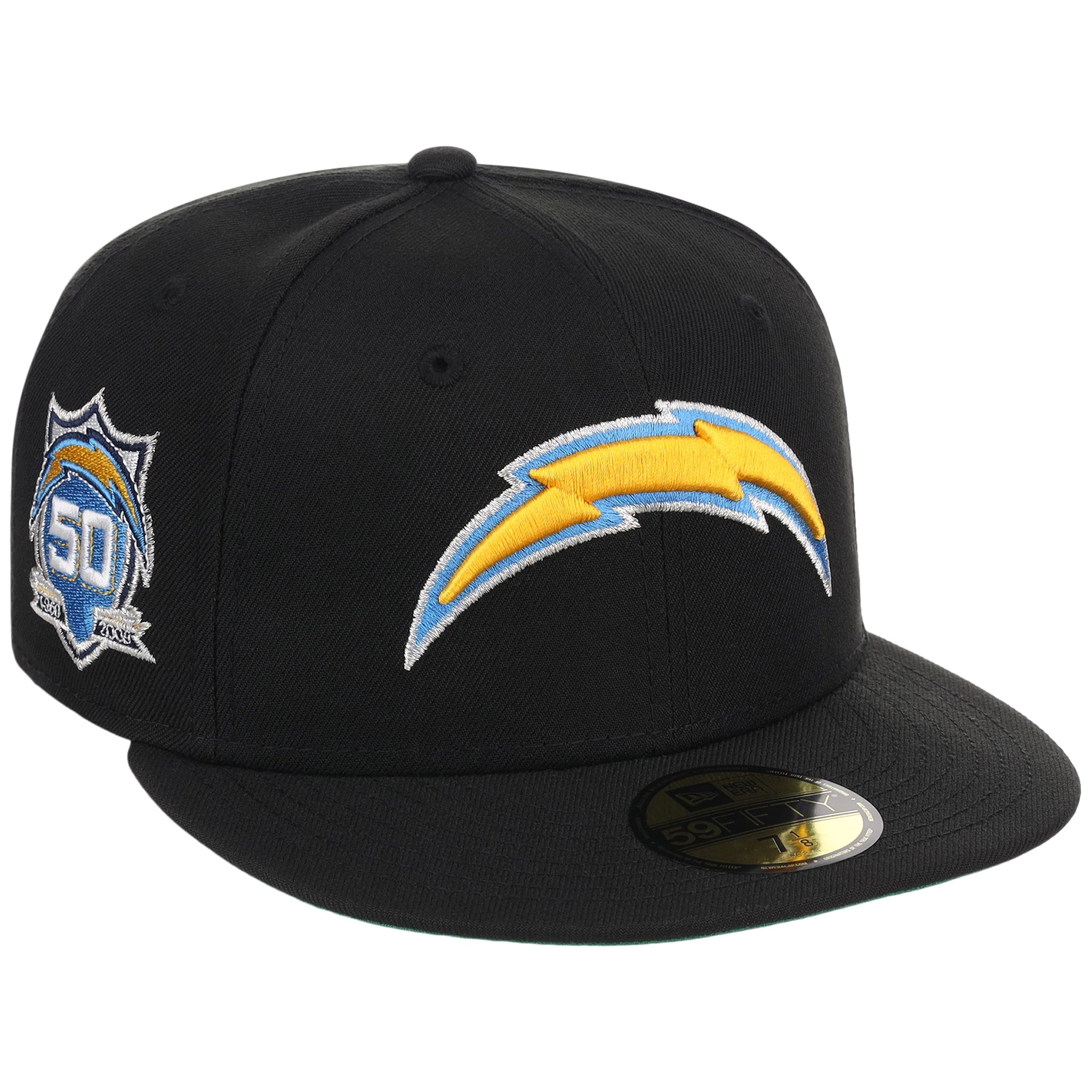 Los Angeles Chargers NFL Black Dome New Era 59FIFTY