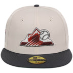 Colorado Rockies MLB Cream x Graphite New Era 59FIFTY – 5