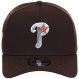 Philadelphia Phillies MLB Frosted Bark New Era 9FORTY A-Frame