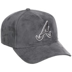 Atlanta Braves MLB Gray x Suede FASHION CORE New Era 9FORTY A-Frame