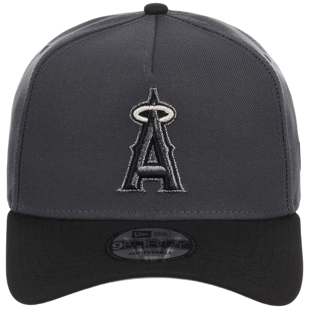 Anaheim Angels MLB Graphite x Black FASHION CORE New Era 9FORTY A-Frame